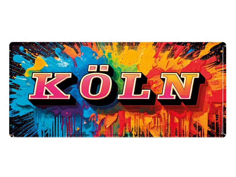Souvenir Foto Magnet Koeln 11x4cm