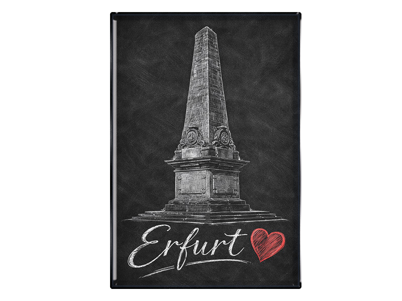 Souvenir Foto Magnet Erfurt 9,5x6,5cm