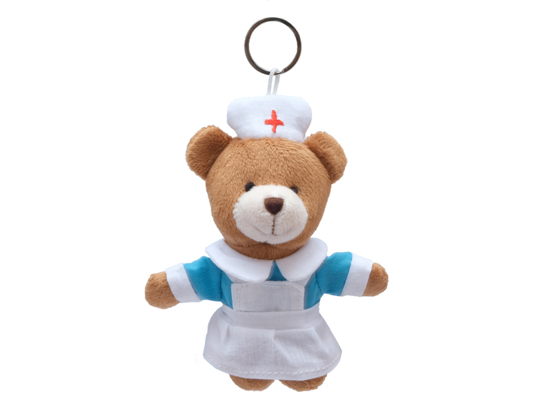 30867 Plüsch Krankenschwesterbär