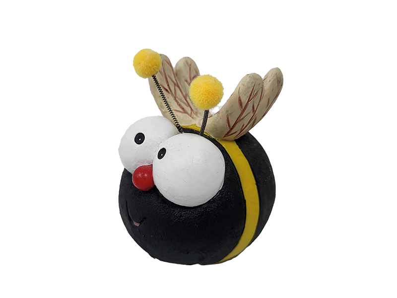 Hummel aus Poly 7x5x7cm    Hummel aus Poly 7x5x7cm