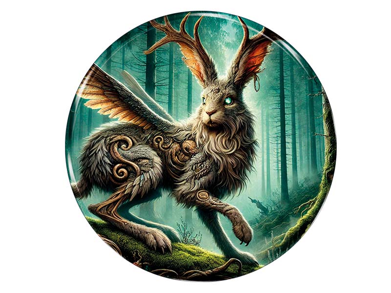 Souvenir Foto Magnet rund BayerischerWald Ø7cm Souvenir Foto Magnet rund BayerischerWald Ø7cm