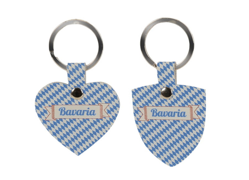 16624 Leder Schlüsselanhänger Bavaria
