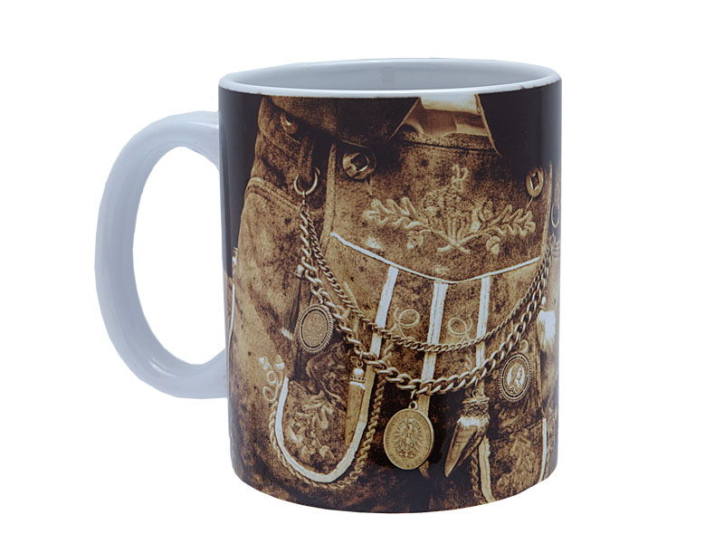 16816 Foto Keramik Tasse Lederhose