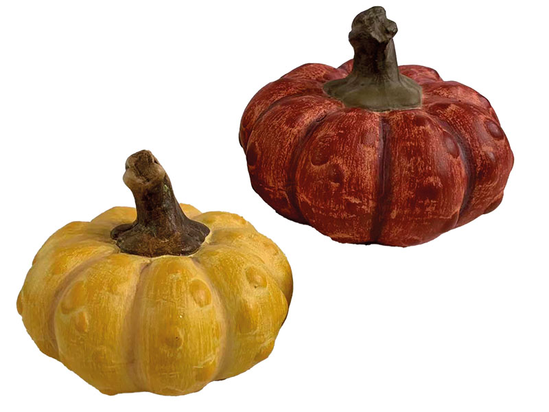 ceramic pumpkin 12,5x12x10,5cm