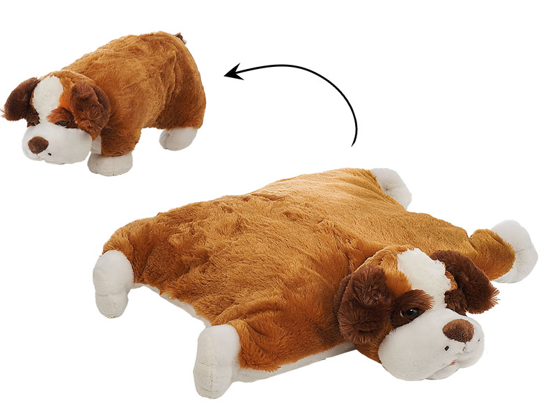 Kissen Hund aus Plüsch, 55x54x13cm    Kissen Hund aus Plüsch, 55x54x13cm