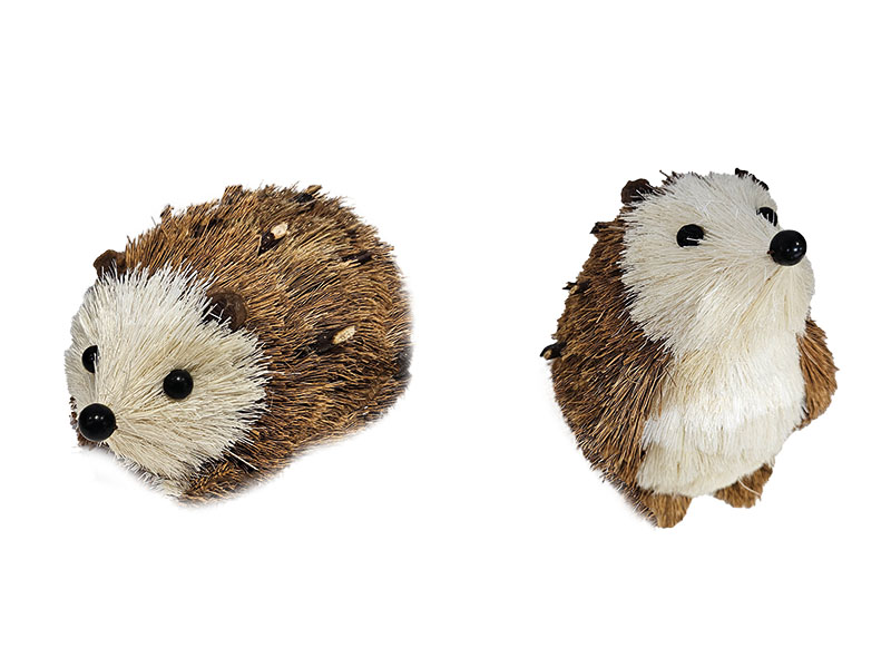 Igel in Strohoptik 10x10x15cm    Igel in Strohoptik 10x10x15cm