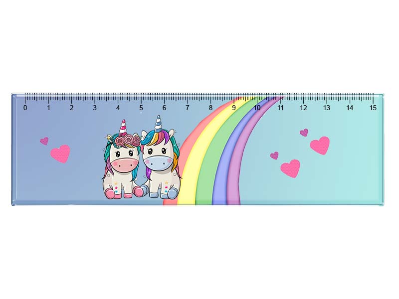 19012 Foto Magnet Lineal Einhorn