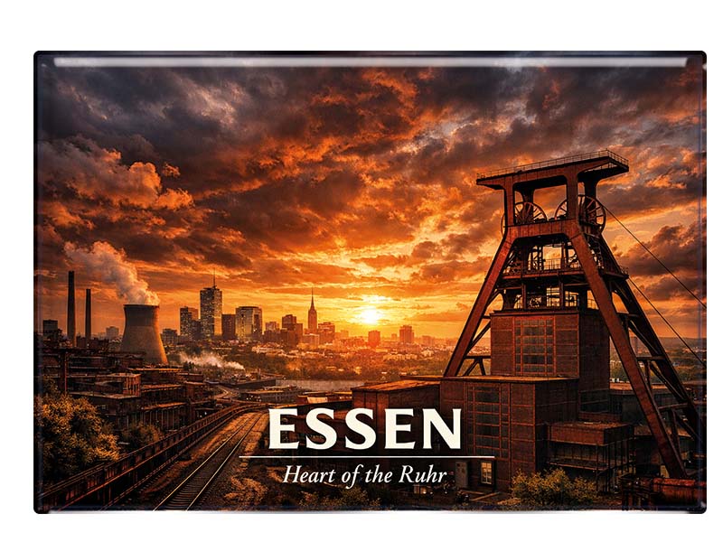 Souvenir Foto Magnet Essen 9,5x6,5cm