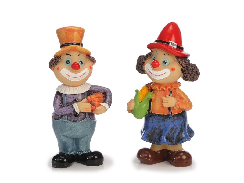 17375 Poly Clown mit Gemüse