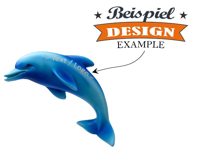 Delfin Magnet aus Poly 12x3x6,5cm   