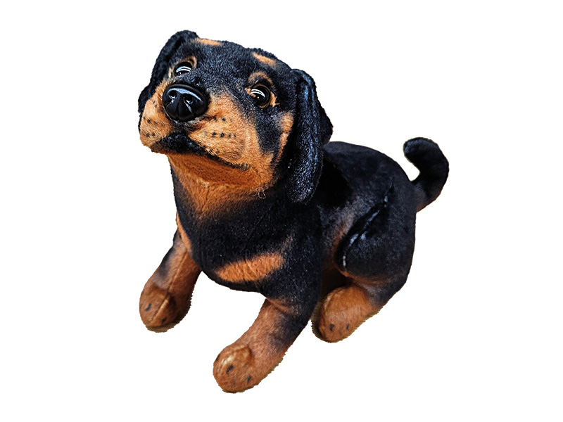 Rottweiler aus Plüsch 22cm   