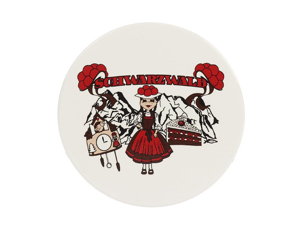 15223 Porz. Untersetzer Schwarzwald