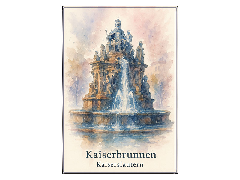 Souvenir photo magnet Kaiserslautern 8x5,5cm