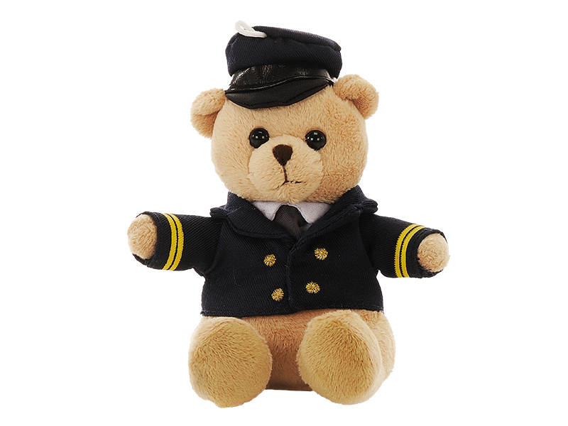 Plüsch Bär mit Pilotenuniform