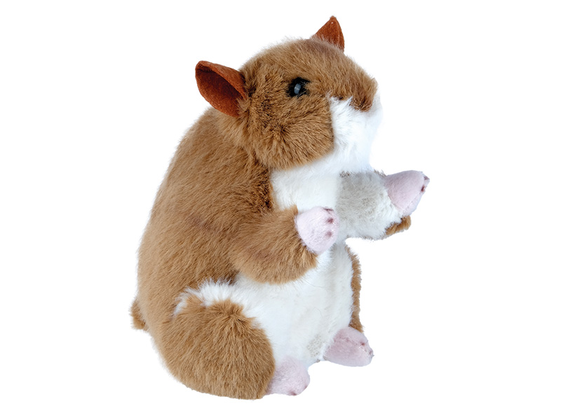 Hamster aus Plüsch, 10x9x14cm   