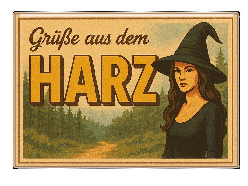 Souvenir Foto Magnet rechteckig Harz 8x5,5cm Souvenir Foto Magnet rechteckig Harz 8x5,5cm