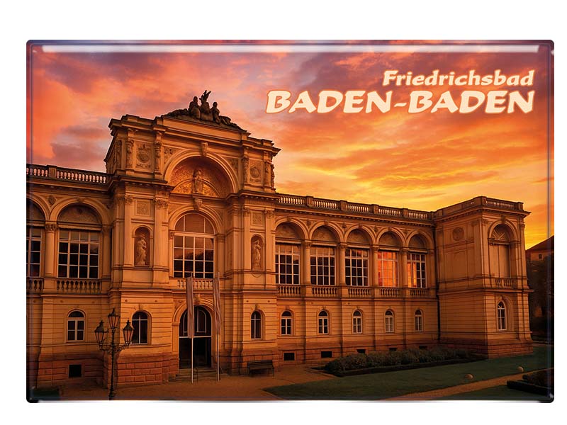 Souvenir Foto Magnet Baden-Baden 9,5x6,5cm