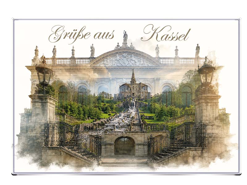Souvenir Foto Magnet Kassel 9,5x6,5cm