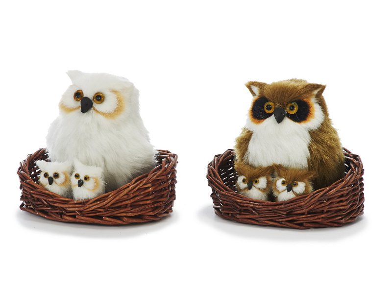 36761 Deko Eulenfamilie