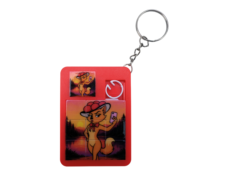 Schiebepuzzle Bollie Selfie aus Kunststoff 7x0,5x5cm