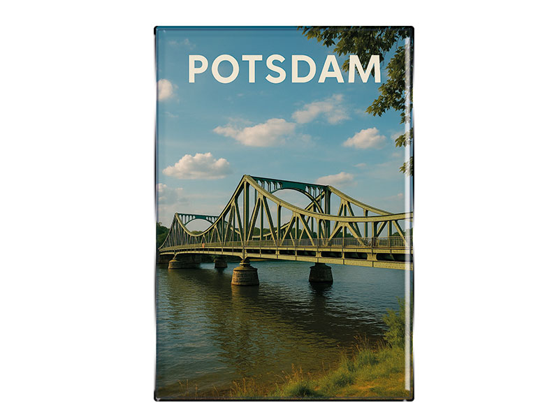 Souvenir Foto Magnet rechteckig Potsdam 8x5,5cm Souvenir Foto Magnet rechteckig Potsdam 8x5,5cm