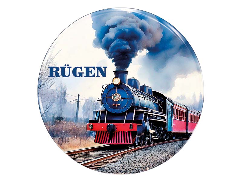 Souvenir Foto Magnet rund Rügen Ø7cm Souvenir Foto Magnet rund Rügen Ø7cm
