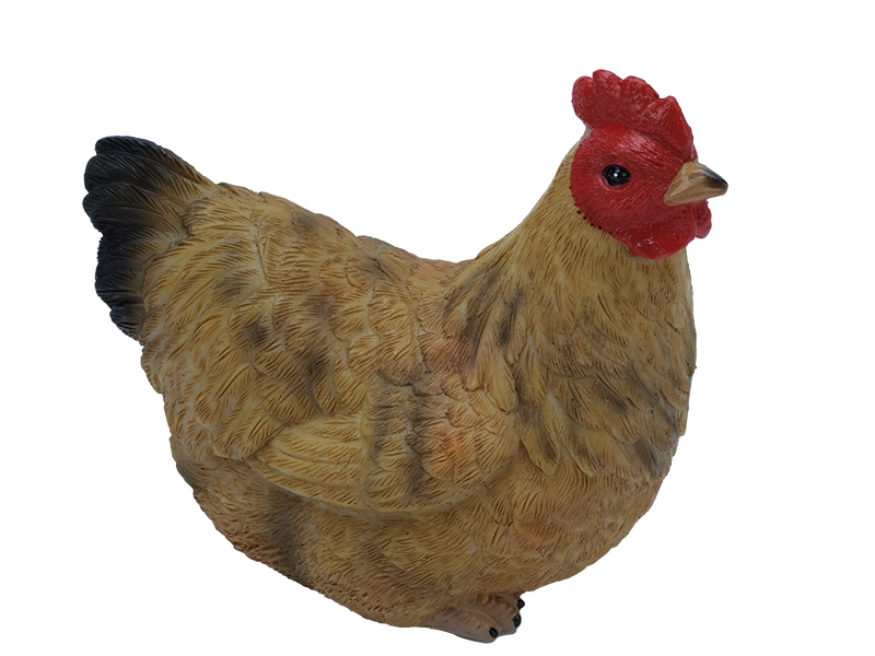 Henne aus Poly 11,5x7,5x10,5cm    Henne aus Poly 11,5x7,5x10,5cm