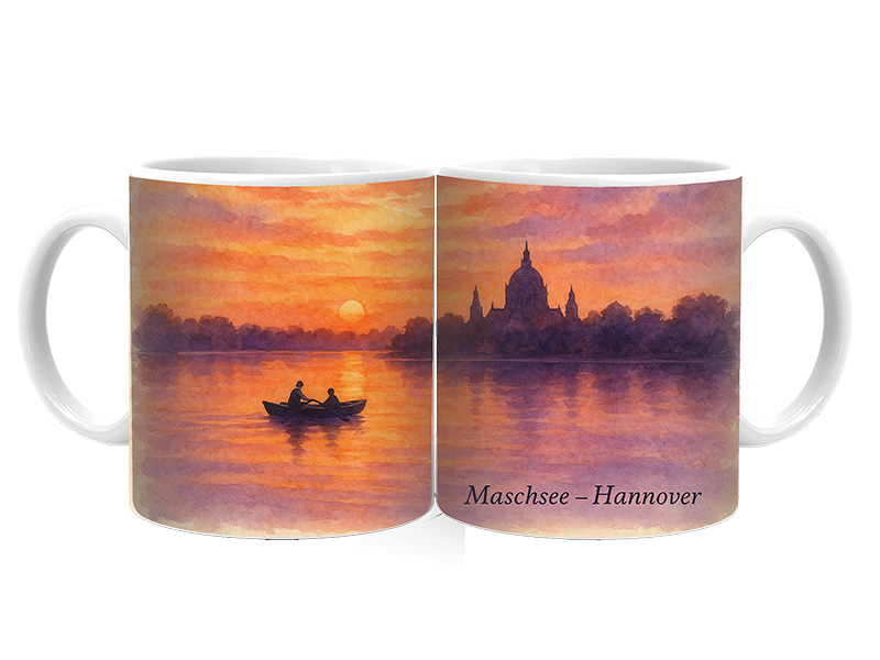 Souvenir Foto Tasse Hannover aus Keramik Ø8x9,5cm