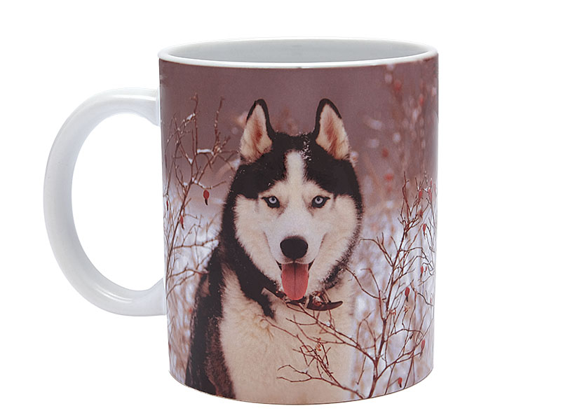 16937 Keramik Foto Tasse Husky
