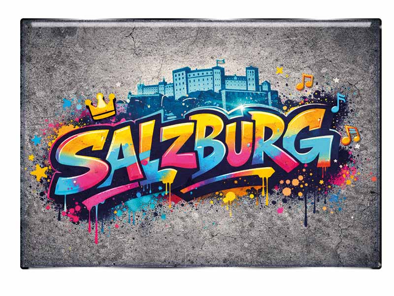 Souvenir Foto Magnet Salzburg 8x5,5cm