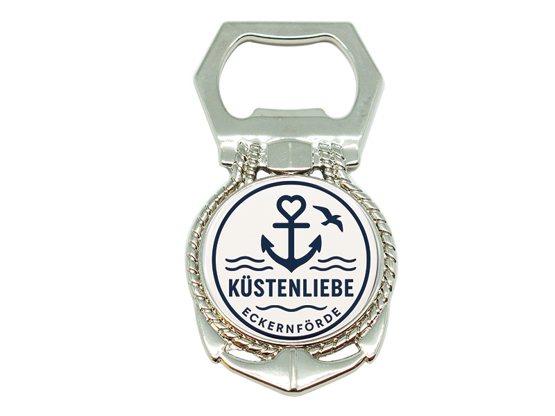 Souvenir Magnet Kapselheber Anker Eckernförde 4x7,5 cm