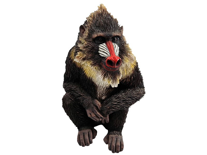 Poly mandrill 10x12x20cm