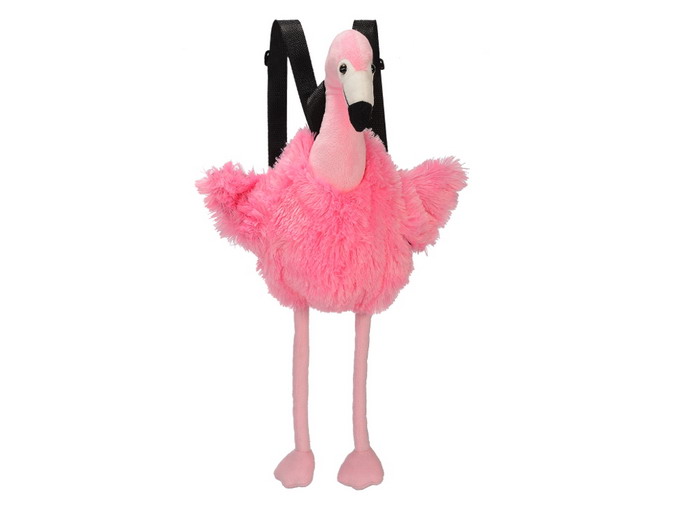 33145 Plüsch Rucksack Flamingo