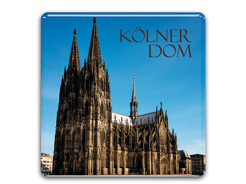 Souvenir Foto Magnet Koeln 8x8cm Souvenir Foto Magnet Koeln 8x8cm