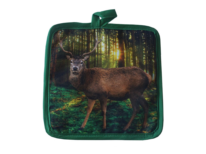 60474 Topflappen Hirsch-Design