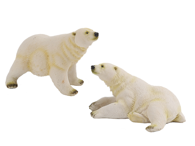 Eisbär aus Poly, 18x9 x11cm   