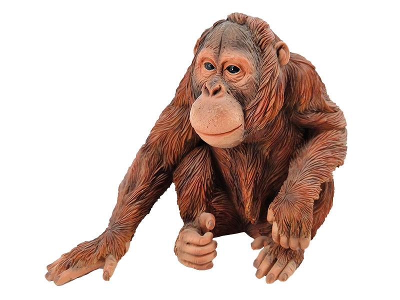 Orang-Utan aus Poly 19x11x18cm    Orang-Utan aus Poly 19x11x18cm