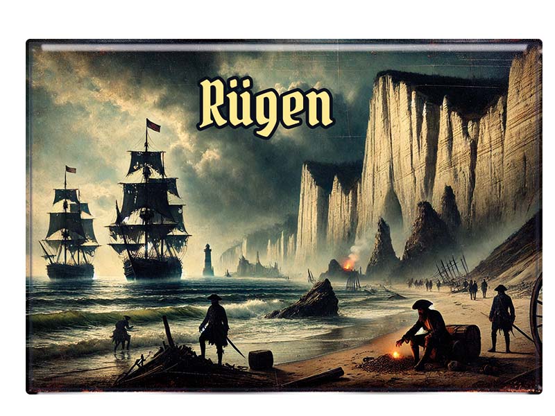 Souvenir Foto Magnet Rügen 9,5x6,5cm Souvenir Foto Magnet Rügen 9,5x6,5cm