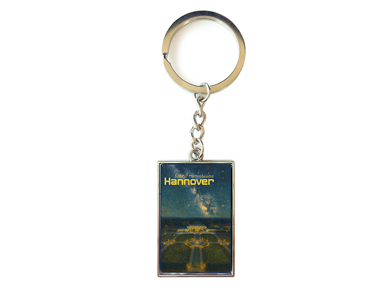 Souvenir Schlüsselanhänger Hannover aus Metall 10x3cm