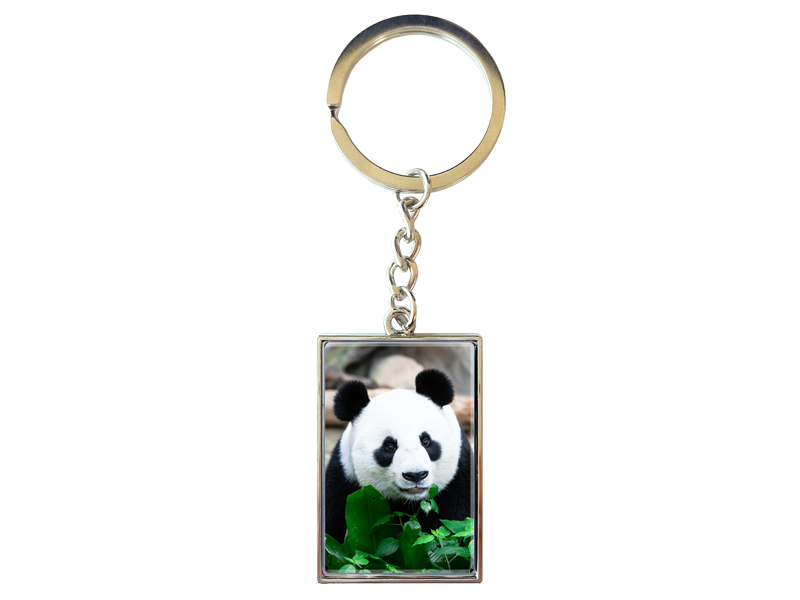 Metall Schlüsselanhänger Panda