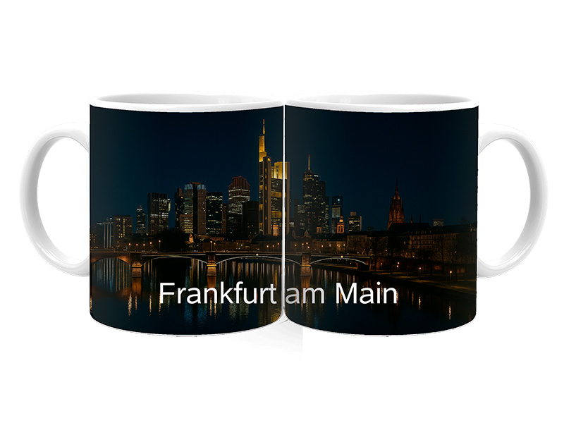 Souvenir Foto Keramik Tasse Frankfurt Ø8x9,5cm Souvenir Foto Keramik Tasse Frankfurt Ø8x9,5cm