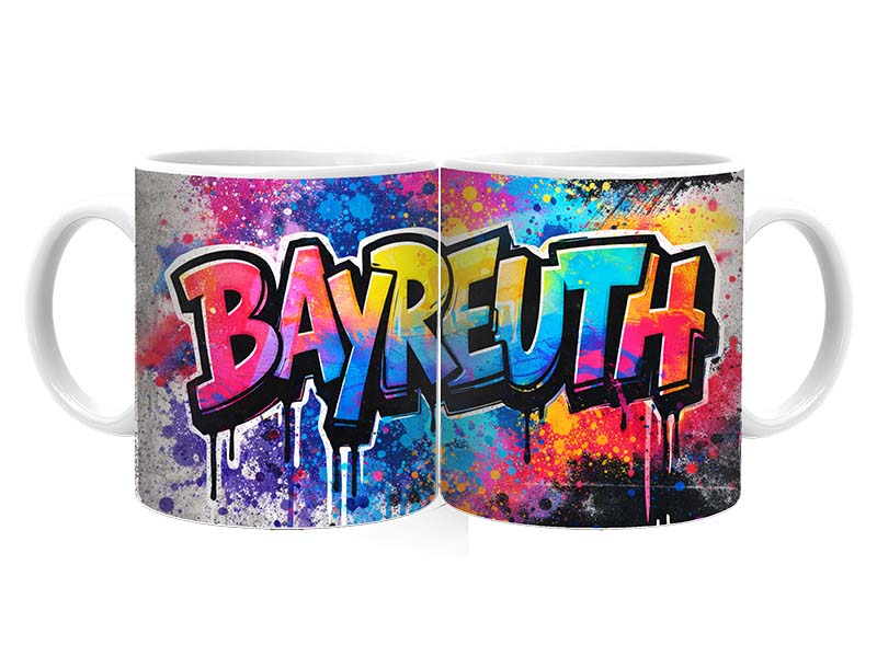 Souvenir ceramic mug  Bayreuth Ø8x9,5cm