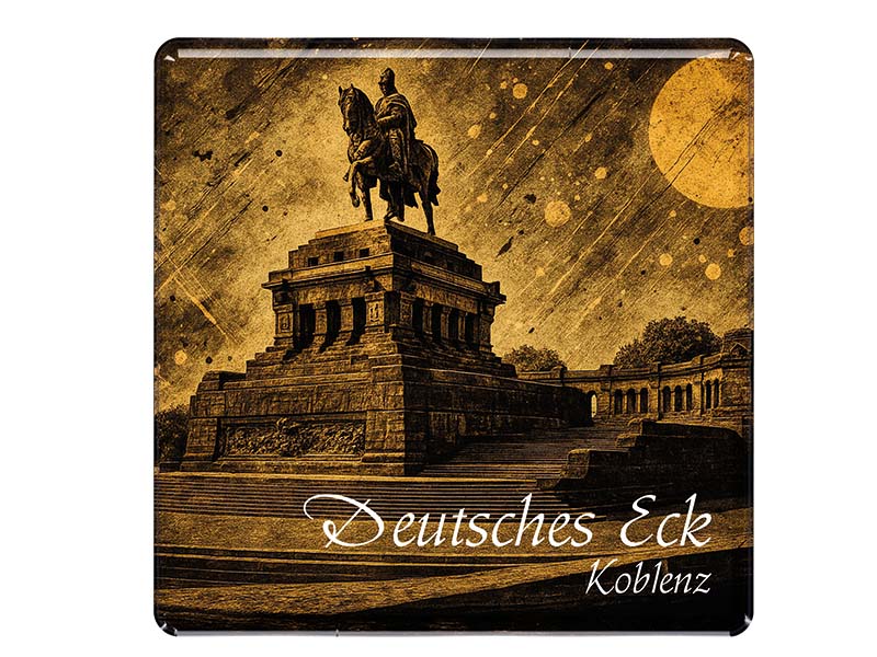 Souvenir Foto Magnet Koblenz 8x8cm Souvenir Foto Magnet Koblenz 8x8cm