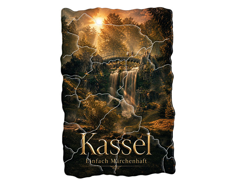 Souvenir Foto Magnet Kassel aus Kunststoff 8x5cm