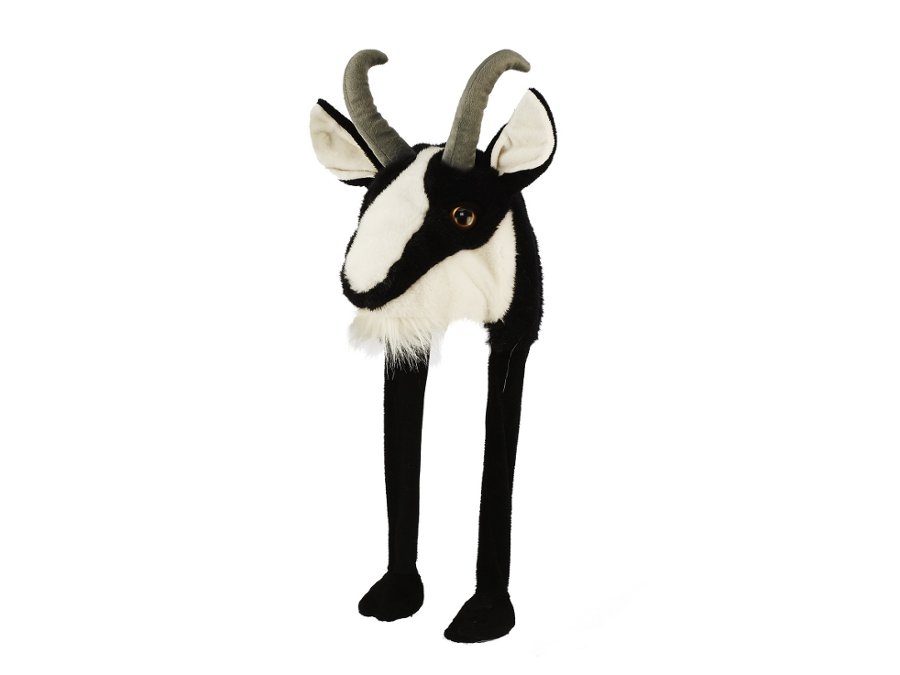 32724 Plüsch Mütze Gemse