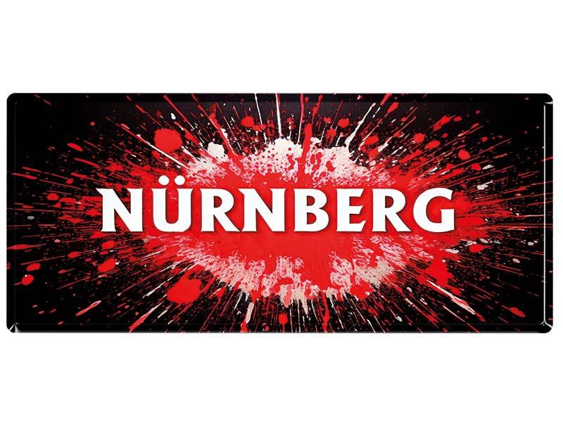 Souvenir Foto Magnet im Panoramaformat Nürnberg 12x5cm