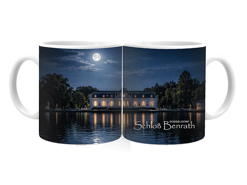 Souvenir ceramic mug Düsseldorf Ø8x9,5cm