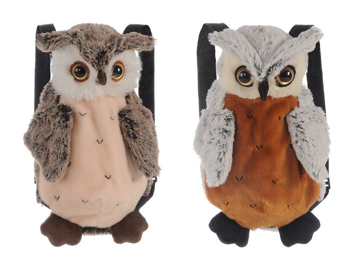 33061 Plüsch Rucksack Eule