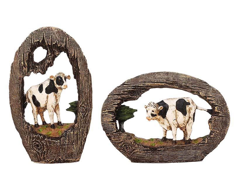 13733 Poly 3D-Bild Kuh