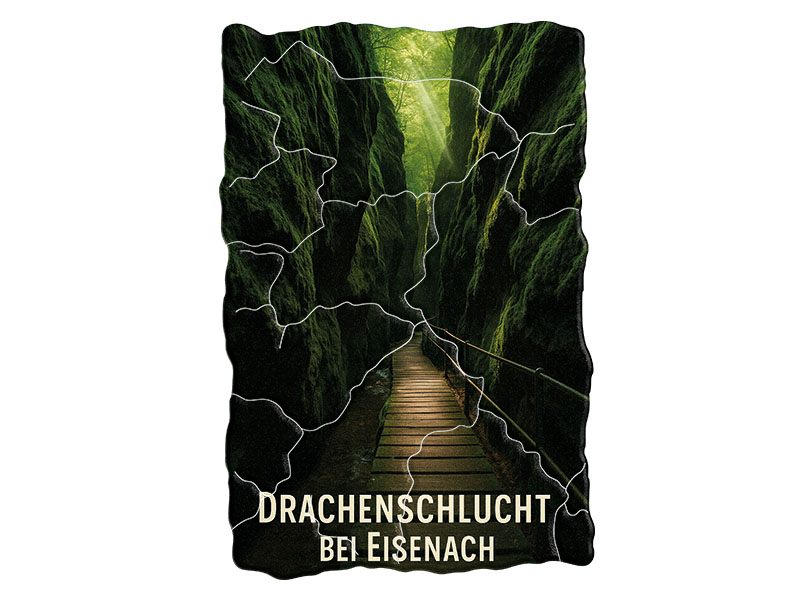 Souvenir Foto Magnet Eisenach aus Kunststoff 8x5cm